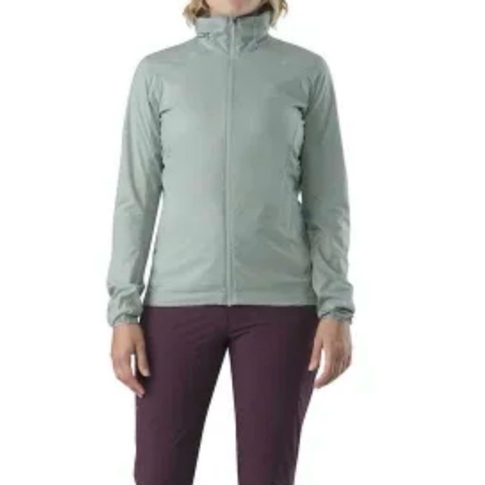 🎉Like New! Arc'teryx Windbreaker Nodin Jacket Womens Osmosis Gray!